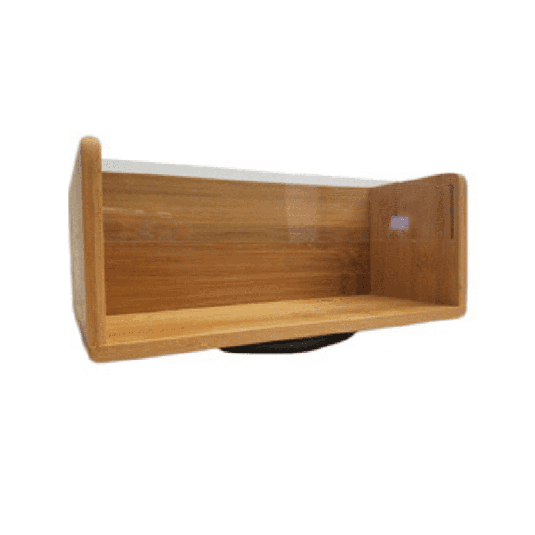 Caffein8 Bamboo Swivel Tea Rack
