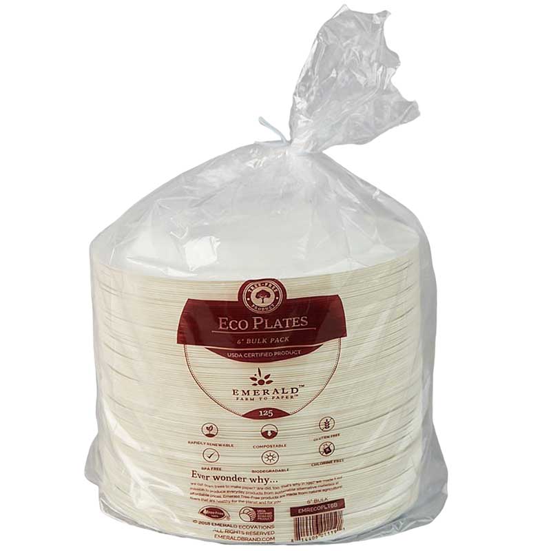 ZWP™ Tree-Free™ (9") Round Plate American Made Bulk Pack