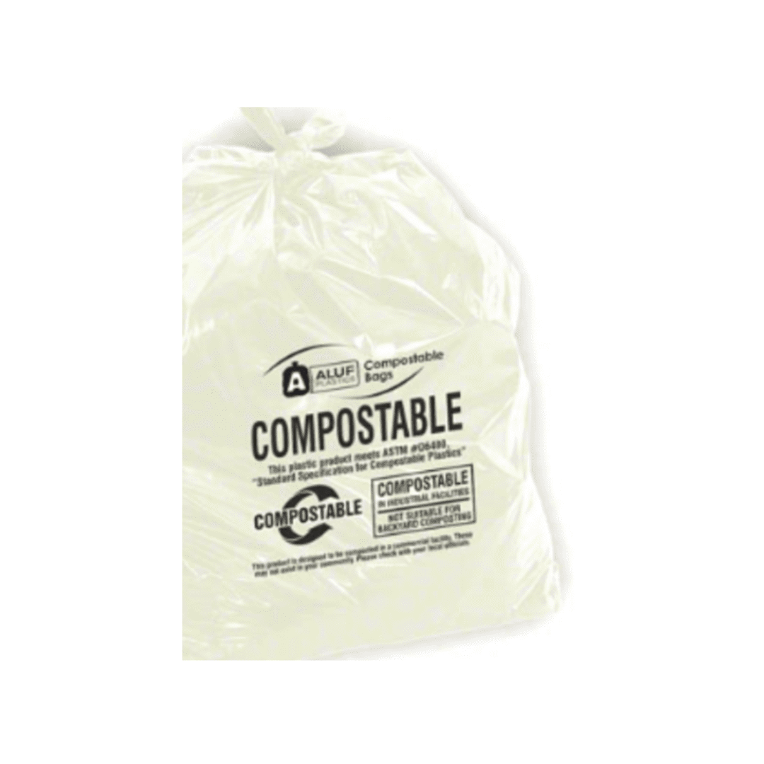 ZWP™ 55 Gallon Compostable Trash Liner (38x58)