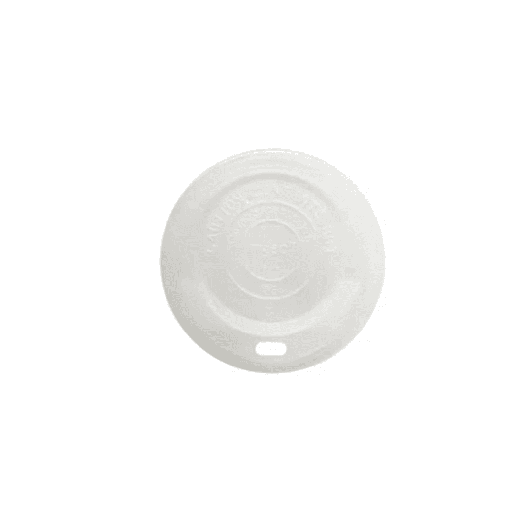 ZWP™ 8oz White Hot Cup PLA Lid