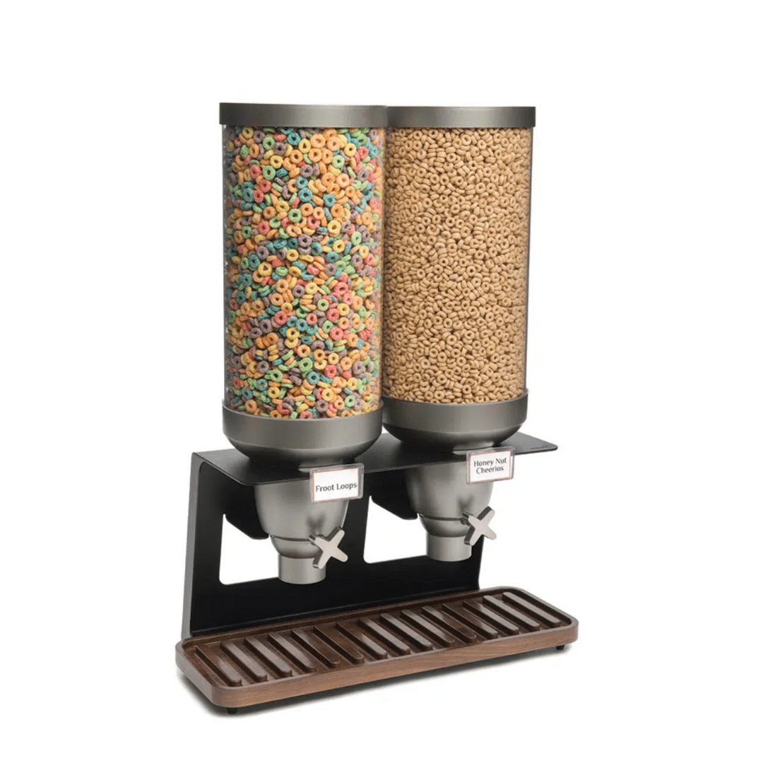 X2 Tabletop Dispenser & Walnut Tray