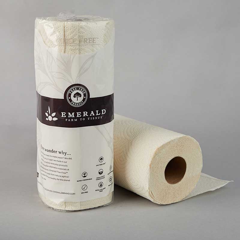 ZWP™ Tree-Free™ Household Paper Towel Roll (11" x 5")