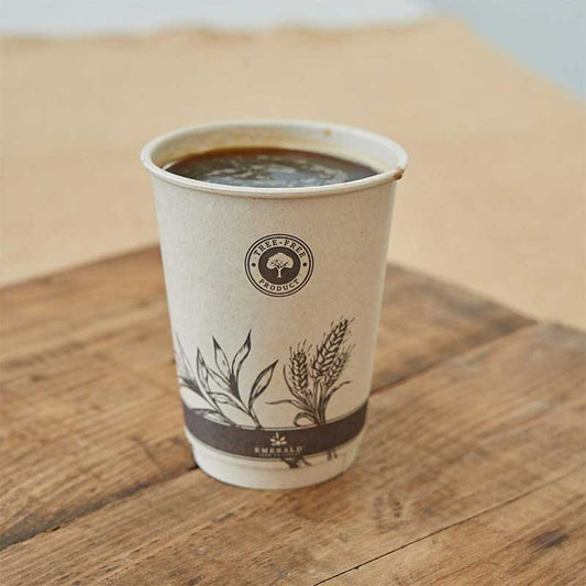 Caffein8 Hot Cup 10oz. White FSC &amp; Tree-Free™