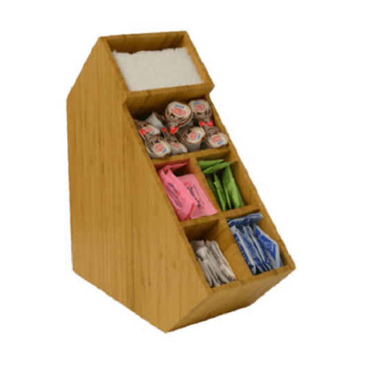 Caffein8 Bamboo Condiment Rack 6-Select