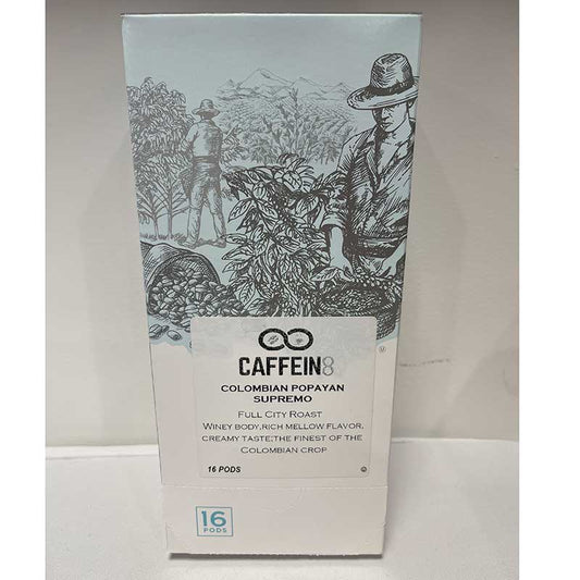 Caffein8 Pods Colombian Supreme