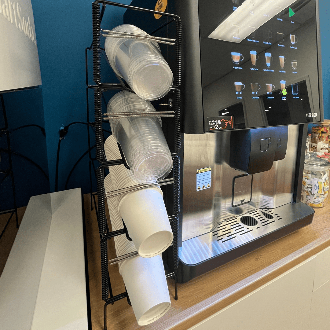 Caffein8 Vertical Cup Dispenser 4-SEL