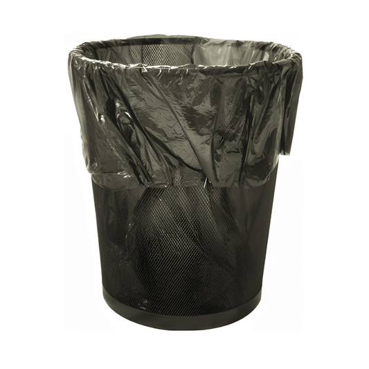 Elimin8™ 90% Recycled 7-10 Gallon Black Liner 24"X23" Heavy