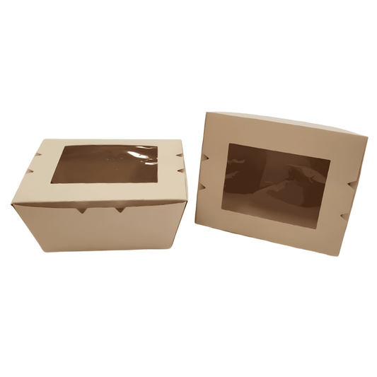 Large 66oz Compostable To-Go Container PLA Window