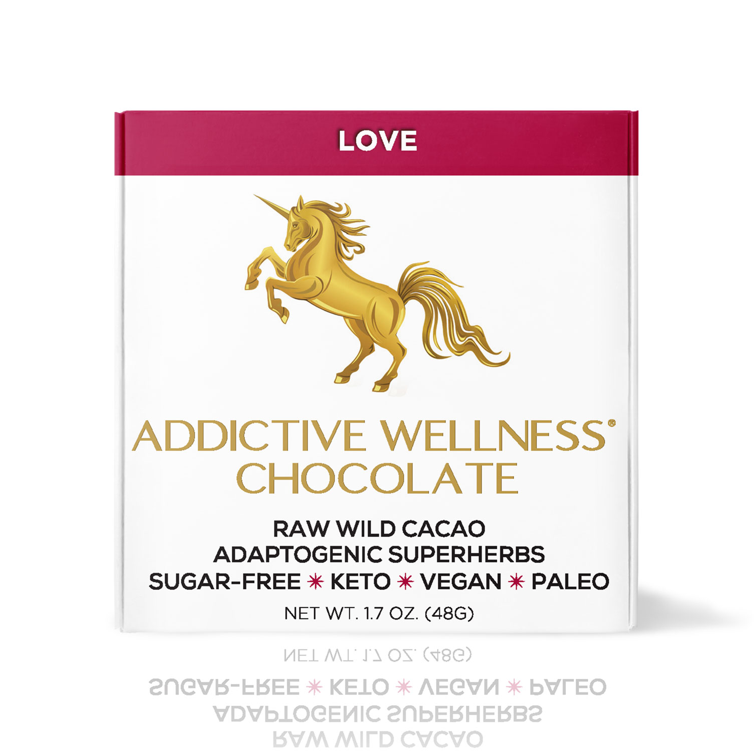Addictive Wellness Love Chocolate, 12-count case