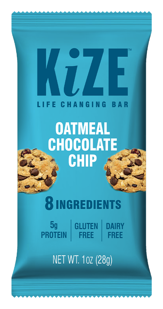 KiZE Oatmeal Chocolate Chip Bar, 24-count case
