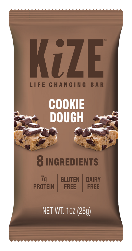 KiZE Cookie Dough Bar, 24-count case