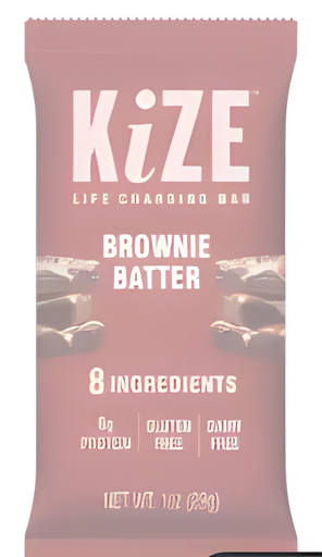 KiZE Brownie Batter Bar, 24-count case