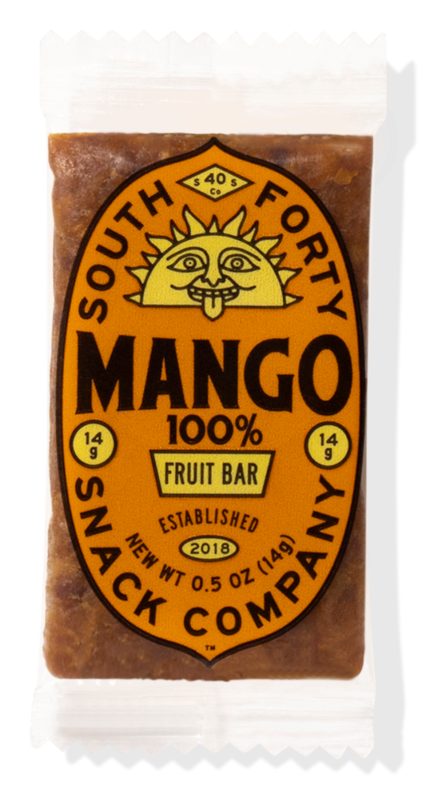 South 40 Mini Fruit Bar - Mango, 100-count case