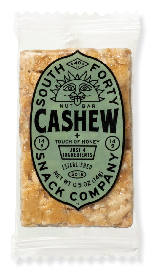 South 40 Mini Nut Bar - Cashew, 50-count case