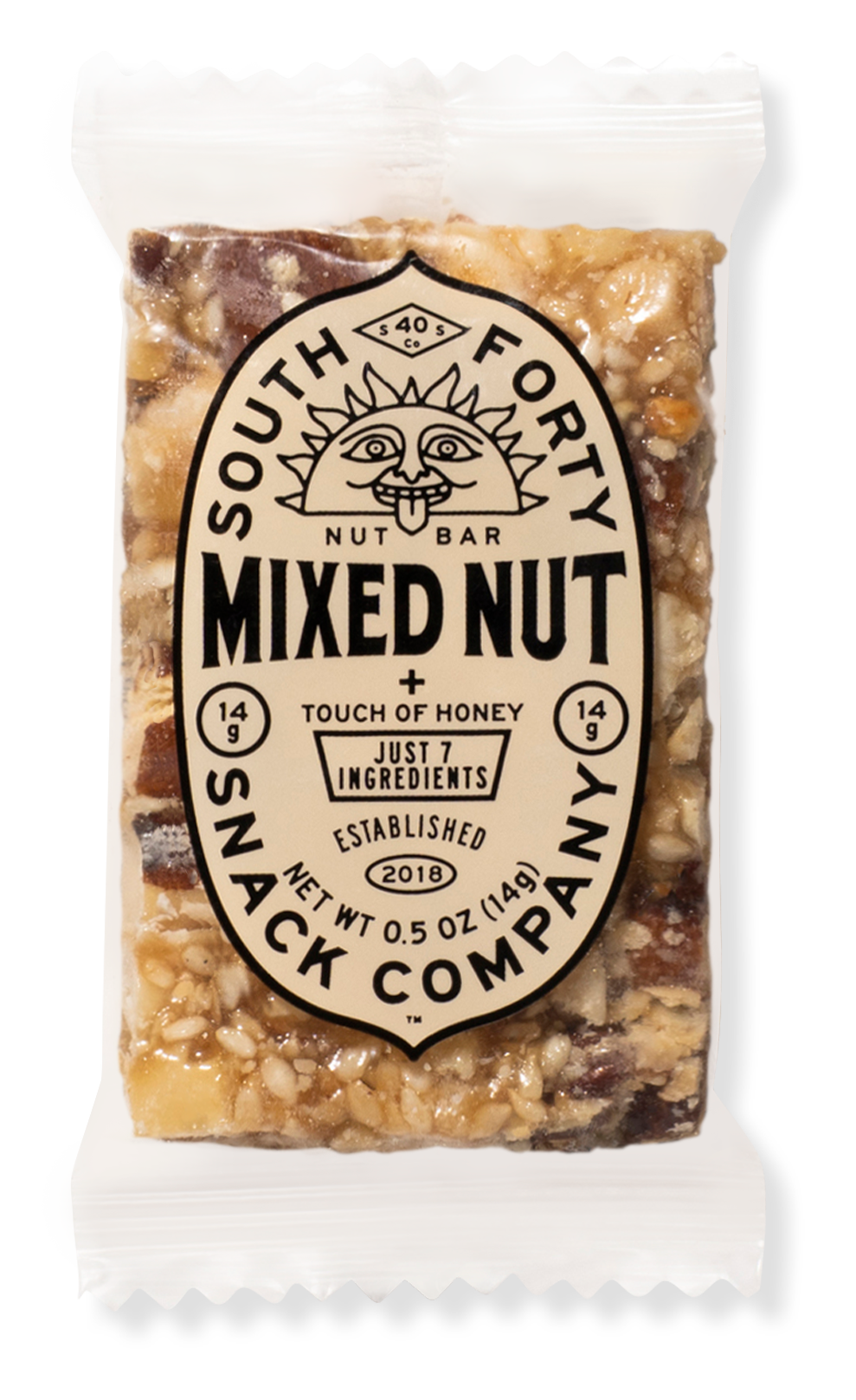 South 40 Mini Nut Bar - Mixed Nut, 50-count case