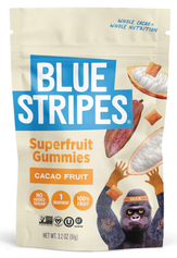 Blue Stripes Superfruit Gummies - Cacao Fruit, 100-count case