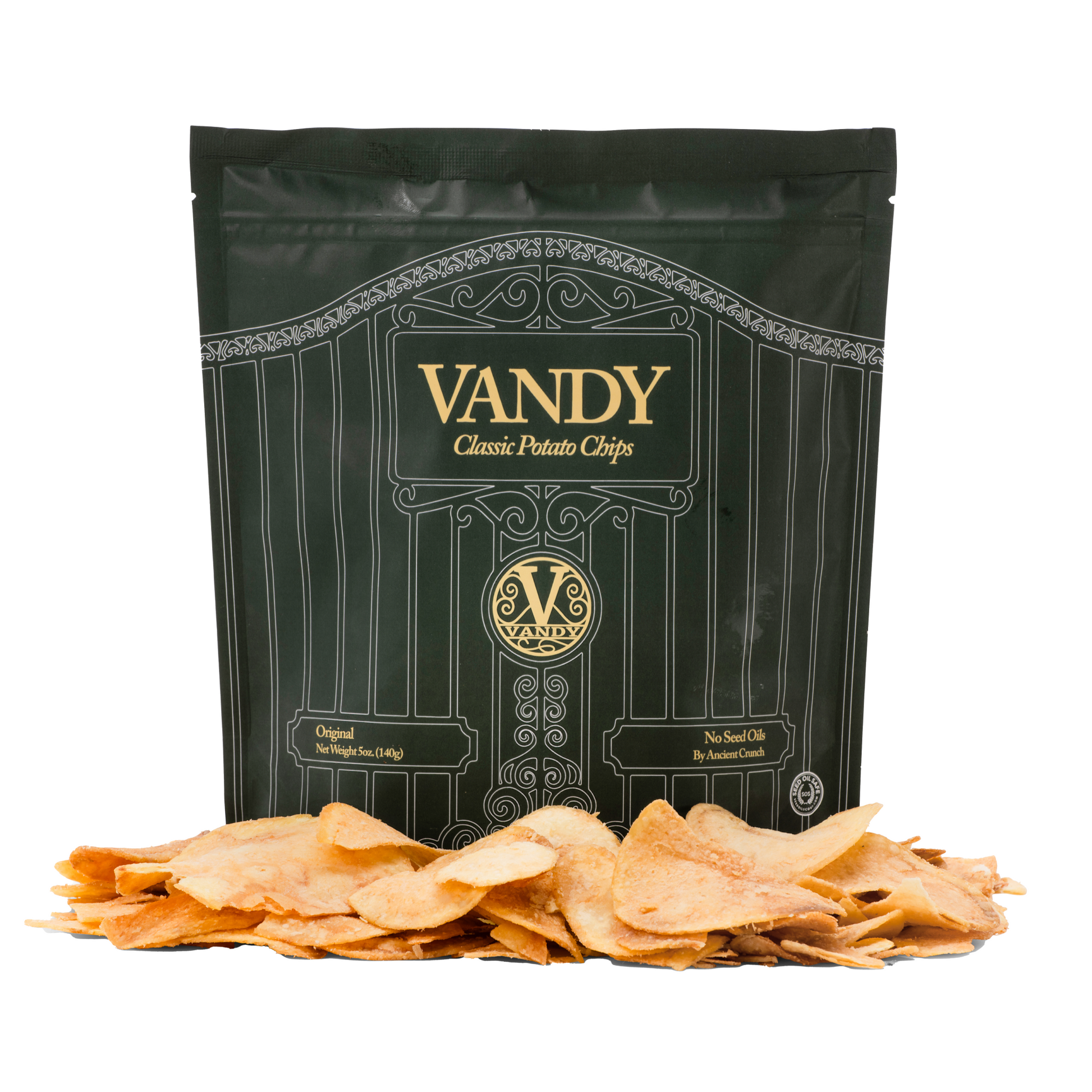 Vandy Crisps 1.5oz Single-Serve - Original, 2 cases (48 units)