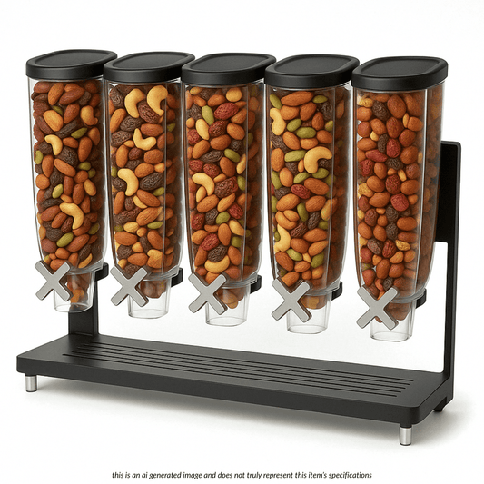 Z5-Black Tabletop Dispenser Stand &amp; Catch Tray (1-Gal)