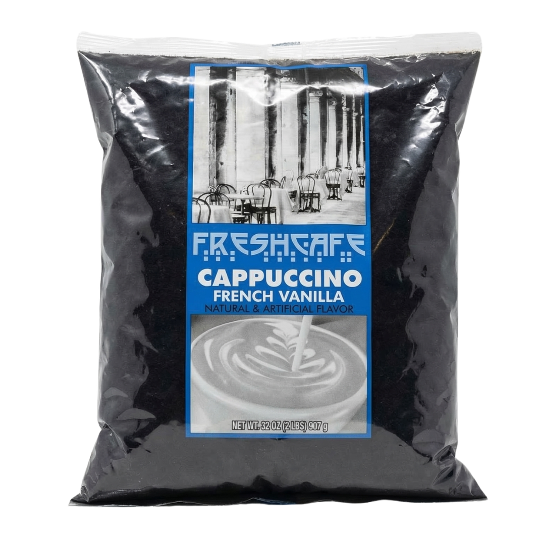 Caffein8 French Vanilla powdered milk, box of six 2-lb bags