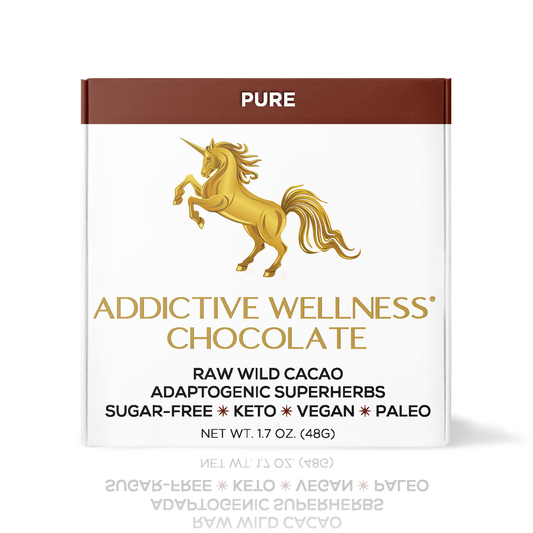 Addictive Wellness Pure Chocolate, 12-count case