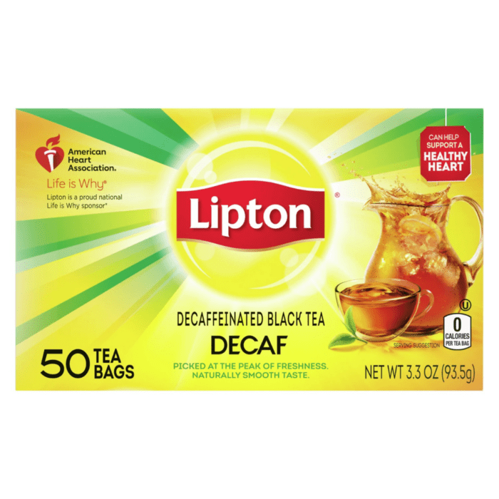 Lipton Black Tea - Decaf