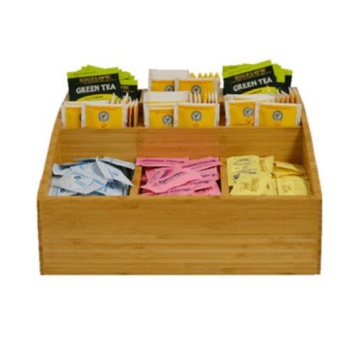 Caffein8 Bamboo Condiment Rack 9-Select-BCR