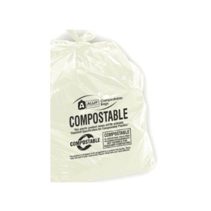 Emerald™ 55 Gallon Compostable Trash Liner-EC3858E85