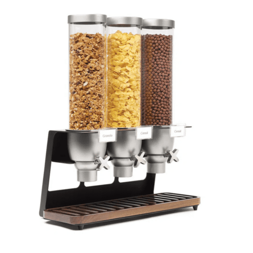 EZ-SERV® X3 Tabletop Dispenser & Walnut Tray