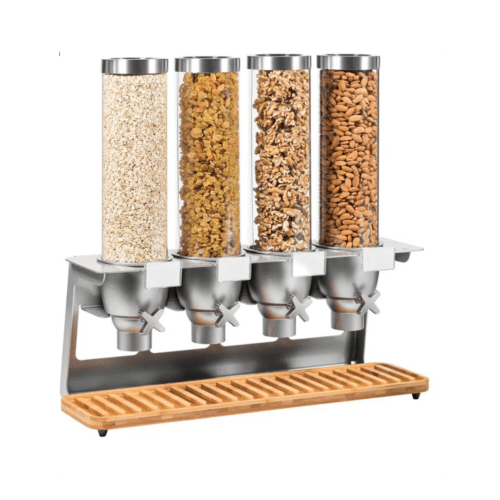 SERV® X4 Tabletop Dispenser & Bamboo Tray