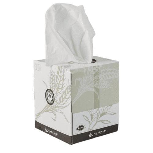 Emerald™ Tree-Free Boutique Box 2-Ply Facial Tissue-EMR3200-BJM