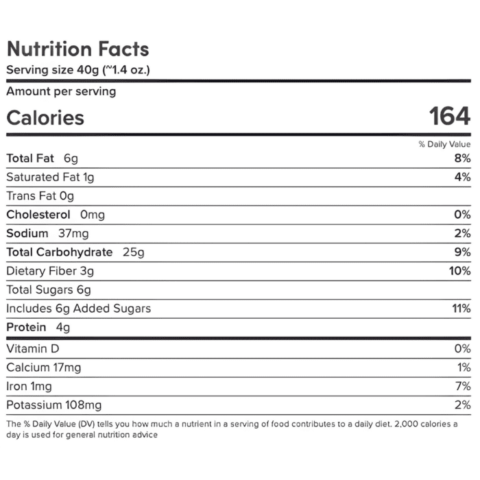 Granola blend featuring organic oats, flax, and hemp seeds – part of Hydr8’s Zer0 Waste Pantry™ bulk snacks line. Bulk-packed in recyclable bags for sustainable office snacking.